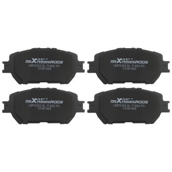 Front Ceramic Brake Pads Set compatible for Lexus GS300 2006/ IS250 2009-2015 w/Hardwares