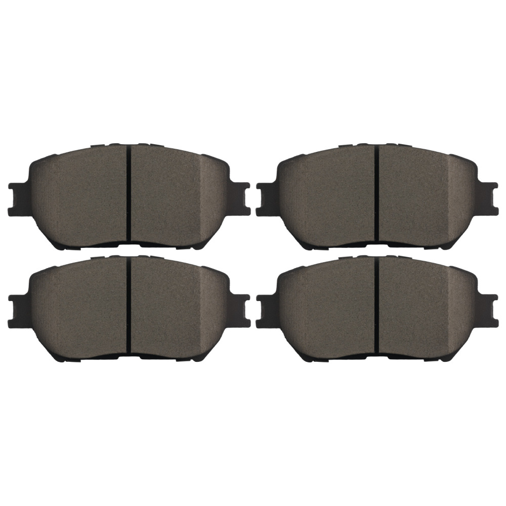 Front Ceramic Brake Pads Set compatible for Lexus GS300 2006/ IS250 2009-2015 w/Hardwares