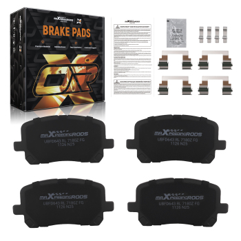 Front Ceramic Brake Pads Set compatible for Pontiac Vibe compatible for Toyota Corolla Matrix 2003-2008