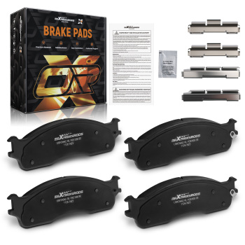 4pcs Front Brake Pads Kit compatible for Dodge Ram 1500 2006-08 compatible for Ram 2500 3500 2003-08 P965