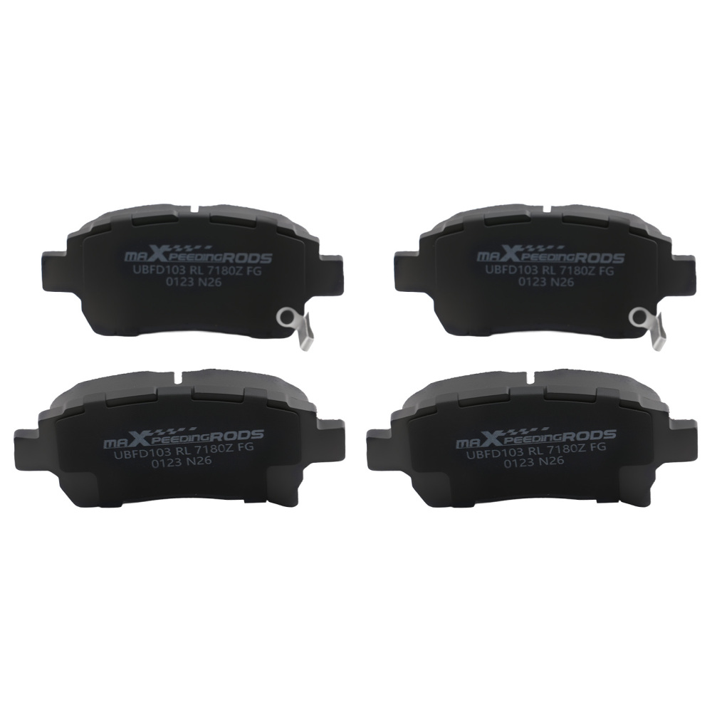 4pcs Front Ceramic Brake Pads Set compatible for Toyota Celica 2000 MR2 Spyder 2000-2005