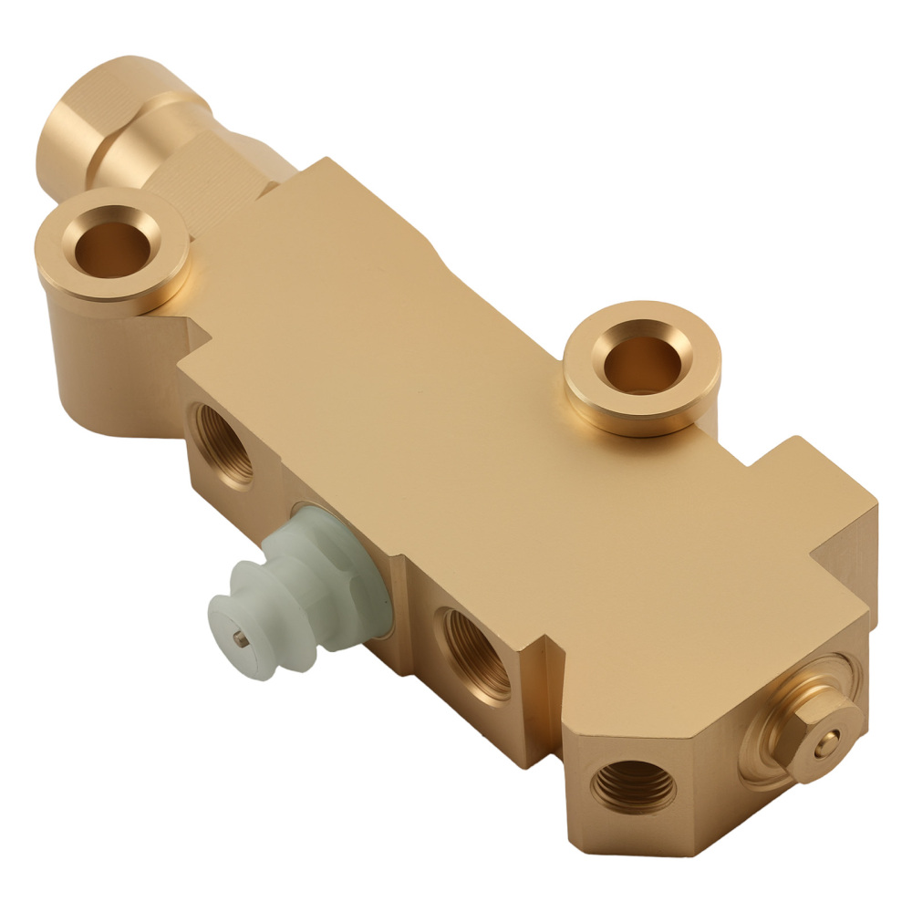 2 Port Brake Proportioning Valve compatible for Chevy Buick w/ Mount Bracket Connector