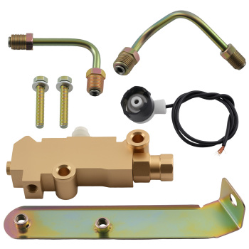 2 Port Brake Proportioning Valve compatible for Chevy Buick w/ Mount Bracket Connector