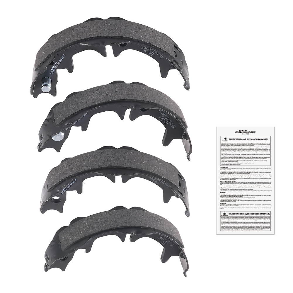 Rear Parking Brake Shoe Set compatible for Lexus ES300 1992-2003/ES330 2004-2006 SH-859