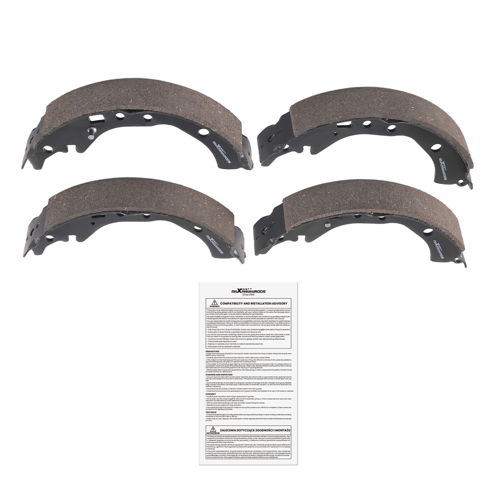 Rear Brake Shoes Kit compatible for Scion iQ 2013/xD 2008-2014 compatible for Toyota Corolla 2009-2019