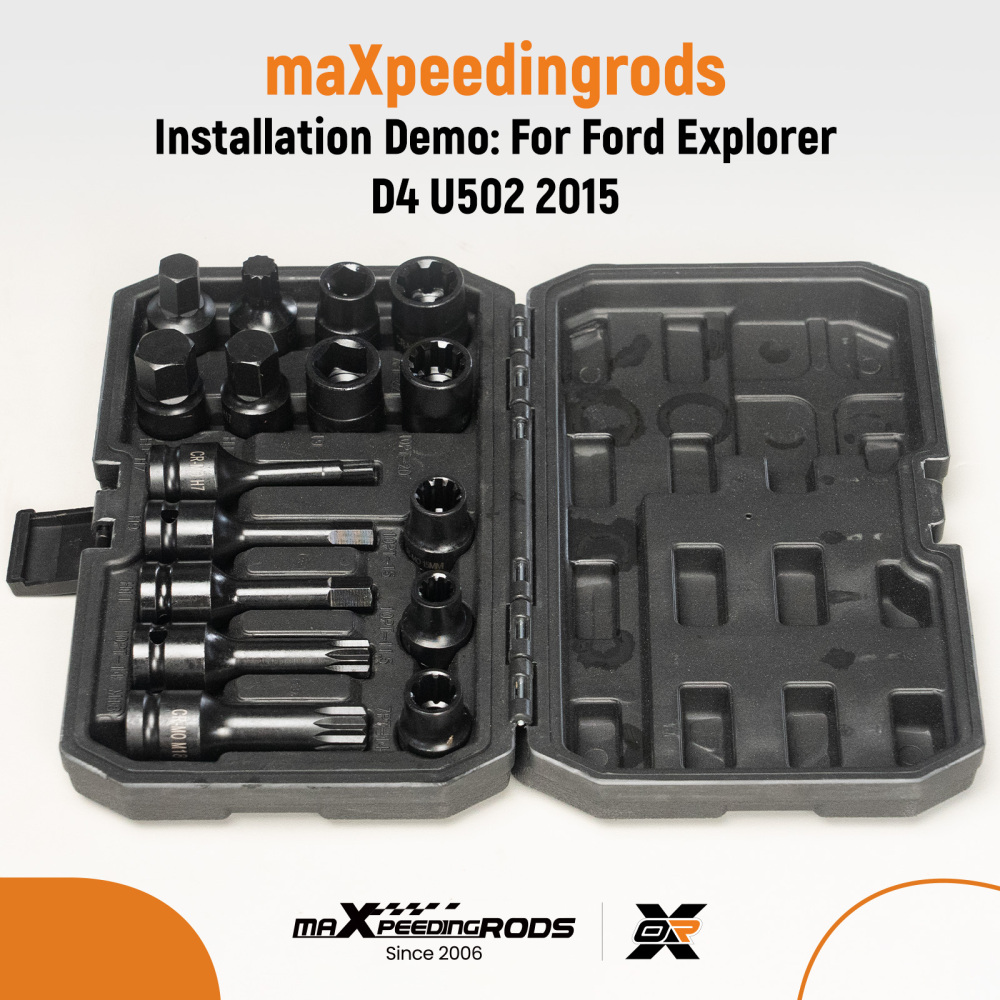 16pcs Brake DiscCaliper Socket Set compatible for VW Audi Benz compatible for BMW Porsche