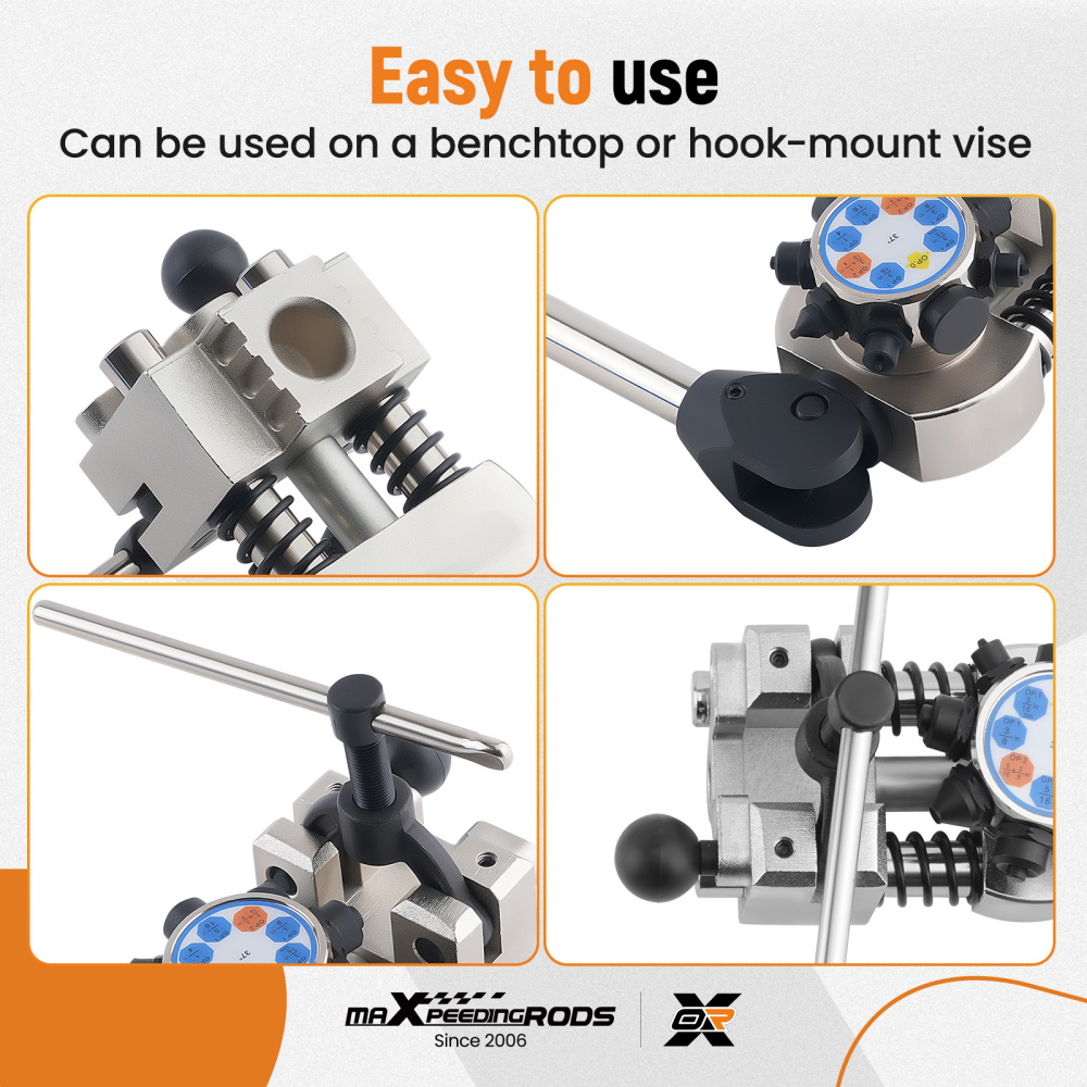 Brake Line Flaring Tool Kit 45°37° Single Bubble Double Flare 3/16~3/8 Tubes