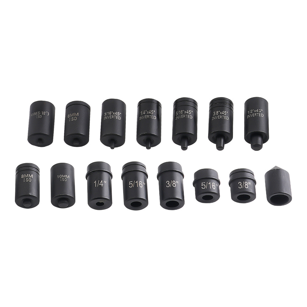 45° Brake Flaring Kit Hydraulic Fuel Line compatible for GM Dies 3/16 1/4 3/8 1/2 Cutter