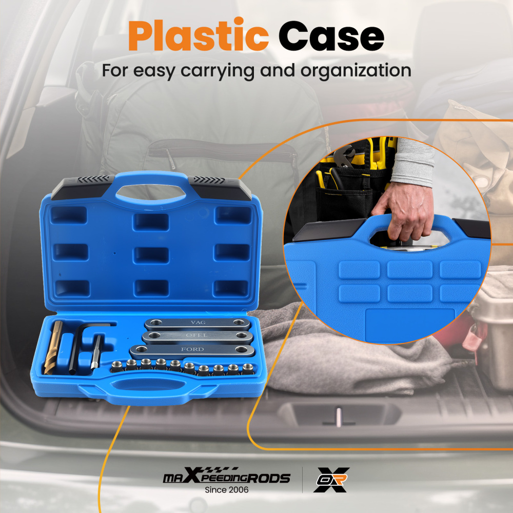 Brake Caliper Slide Bolt Thread Repair Kit Guide Bolt Calliper Core Drill