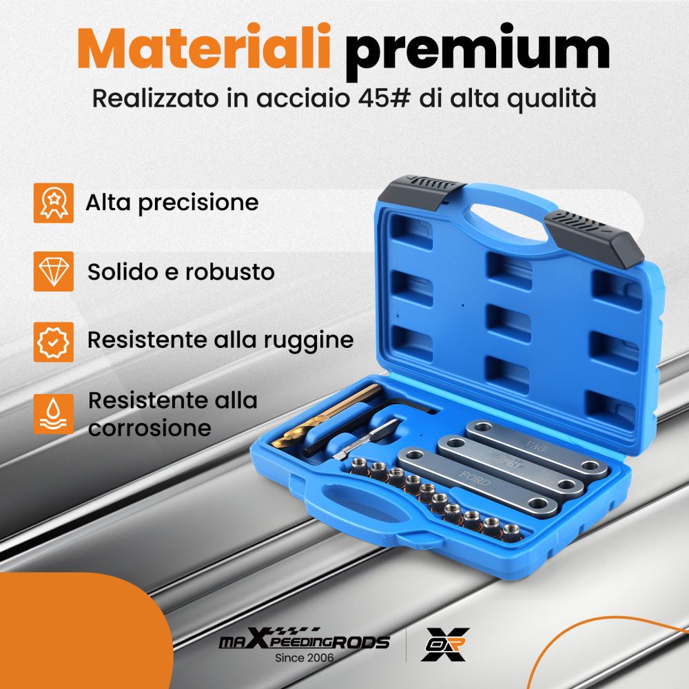 Kit Attrezzi M9x1.25mm Pinza Freno compatibile per Ford Focus compatibile per VW Beetle compatibile per Golf 4 Seat Skoda