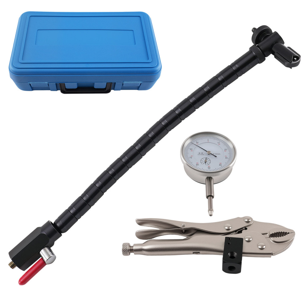 Brake Disc Run Out Kit with DTI Gauge + Ball Joint Wear Tool And Locking Pliers