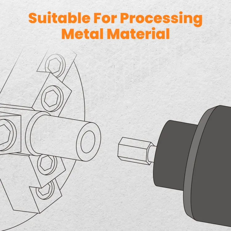 Brocciatura Rotativa-portautensili Per Spilla Con Gambo Da 3/4 - Foto 8