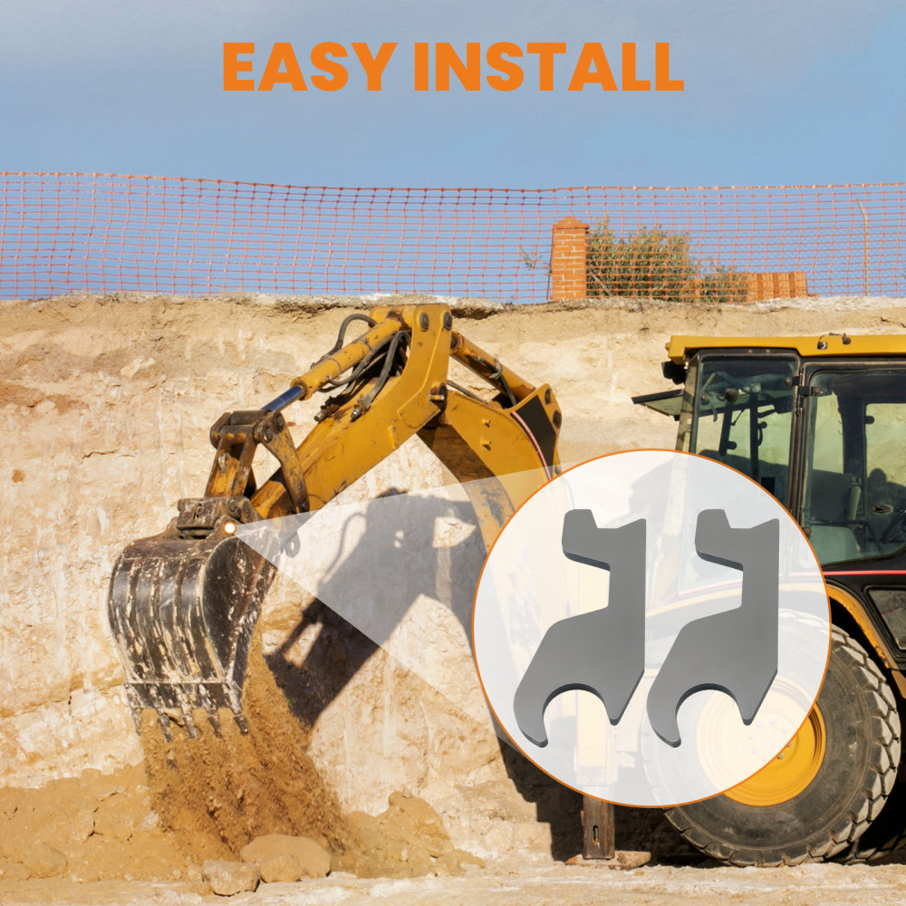 QUICK CHANGE BUCKET ATTACHMENT EARS compatible for John Deere 27 35 D C G Zts 110 Tlb