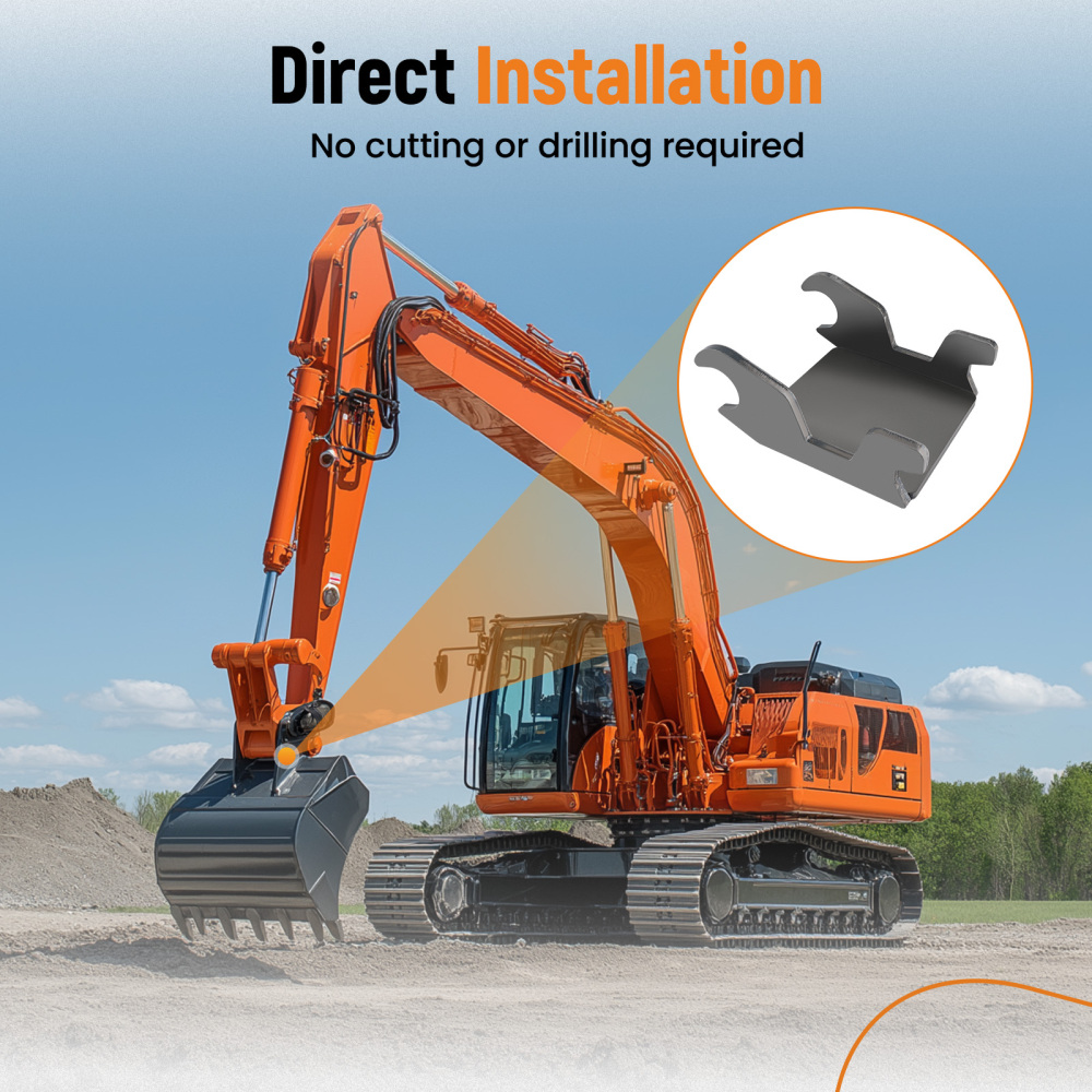 Quick Change Bucket Ears Attachment Set compatible for John Deere 27C 27D 35C 35D 35G ZTS