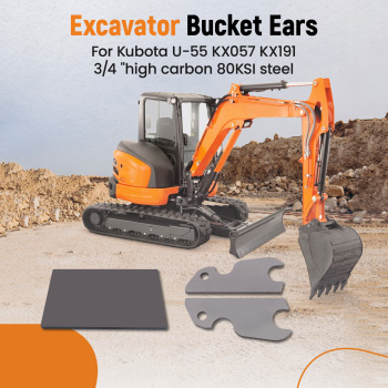 Excavator Quick Attach Bucket Ears Attachment compatible for Kubota U55KX191Newest
