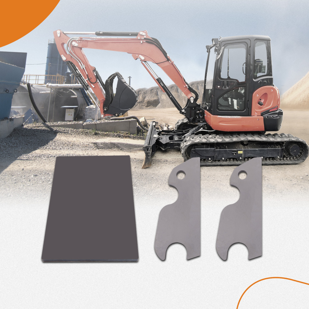 Excavator Quick Attach Bucket Ears Attachment compatible for Kubota U55KX191Newest