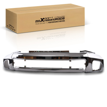 Chrome Front Bumper Face Bar compatible for Ford F-250 F-350 2020-2022 Split Type