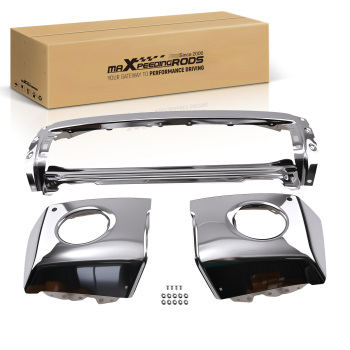 Chrome Bumper Face Bar Front compatible for Toyota Tundra 2007-2013 521110C030 Steel