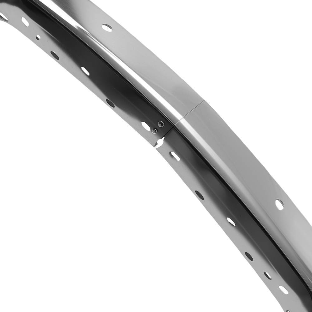 Front Bumper Steel compatible for Chevy Silverado 1500 2019-2022 Chrome Split Type