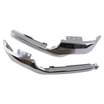 Chrome Front Bumper Steel compatible for GMC Sierra 1500 2019-2021 84225822 Bar SPLIT