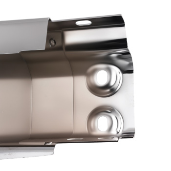 Chrome Front Bumper Steel compatible for GMC Sierra 1500 2019-2021 84225822 Bar SPLIT
