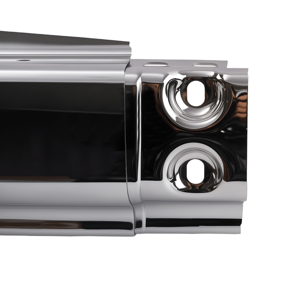 Chrome Front Bumper Steel compatible for GMC Sierra 1500 2019-2021 84225822 Bar SPLIT