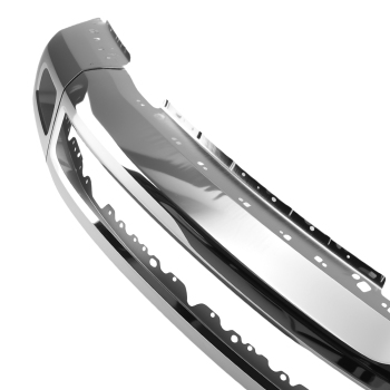 Front Bumper Face compatible for Ford F-250 Super Duty 2017-2019 Chrome Steel Split