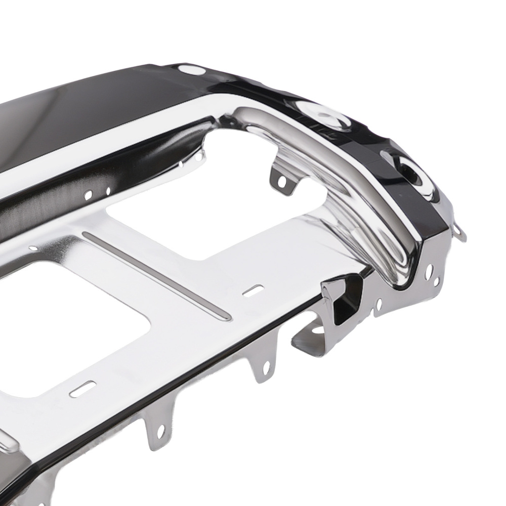 Bumper Chrome Front compatible for Chevrolet Silverado 1500 14-15 Steel 23173677