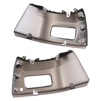 Chrome Front Bumper Face compatible for Chevrolet Silverado 1500 14-15 Steel Split