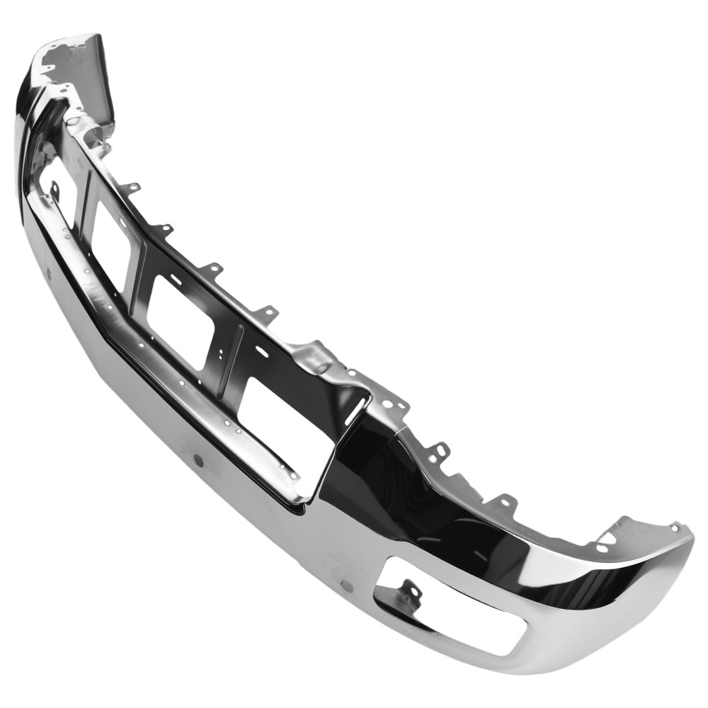 Chrome Front Bumper Face compatible for Chevrolet Silverado 1500 14-15 Steel Split