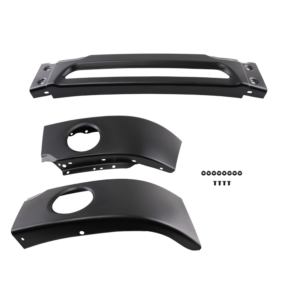 Front Bumper Bar compatible for Ford F-150 2006-2008 6L3Z17757DAPTM Steel W/ Fog Hole