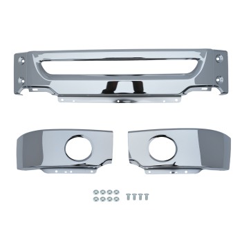 Chrome Front Bumper Face Bar compatible for Ford F-150 2006-08 compatible for Lincoln Mark LT 07-08