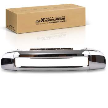 Bumper Bar Front Chrome Steel compatible for Ford F-250 F-350 Super Duty 2017-2019