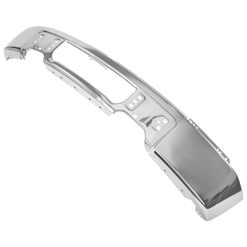 Chrome Bumper Bar Front Steel compatible for Ford F-150 2009-2014 9L3Z17757A Split