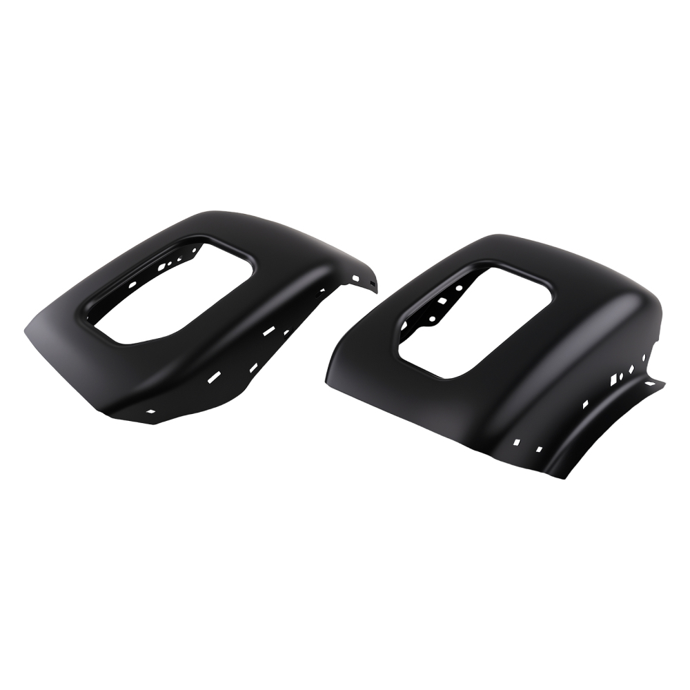 Black Front Bumper Face Bar compatible for Ford F-250 F-350 F-450 2011-2016 Steel