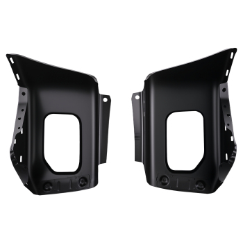 Black Front Bumper Face Bar compatible for Ford F-250 F-350 F-450 2011-2016 Steel