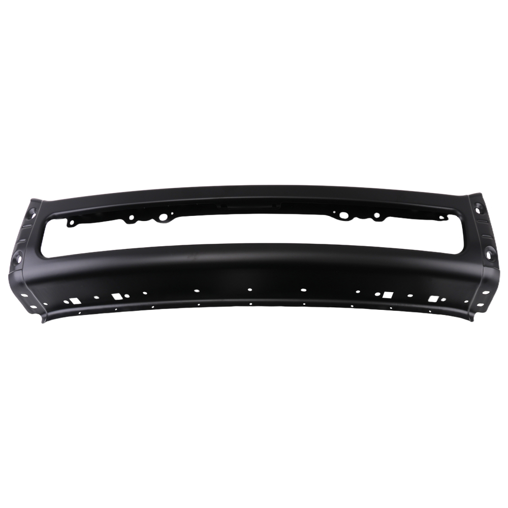Black Front Bumper Face Bar compatible for Ford F-250 F-350 F-450 2011-2016 Steel