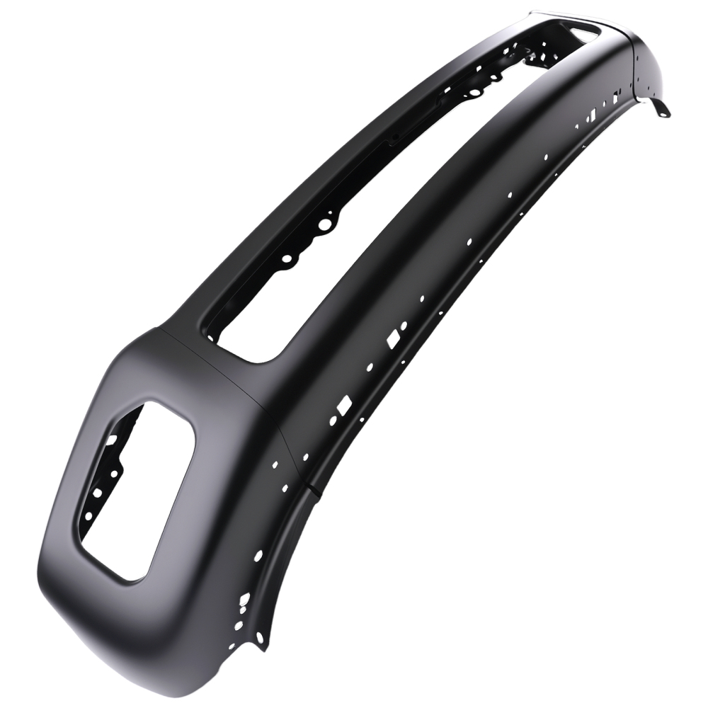 Black Front Bumper Face Bar compatible for Ford F-250 F-350 F-450 2011-2016 Steel