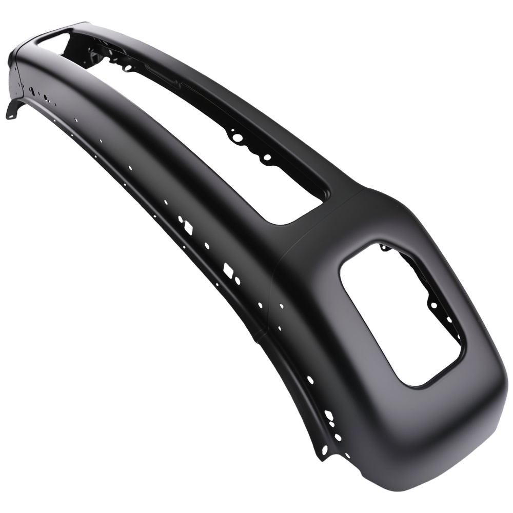 Black Front Bumper Face Bar compatible for Ford F-250 F-350 F-450 2011-2016 Steel