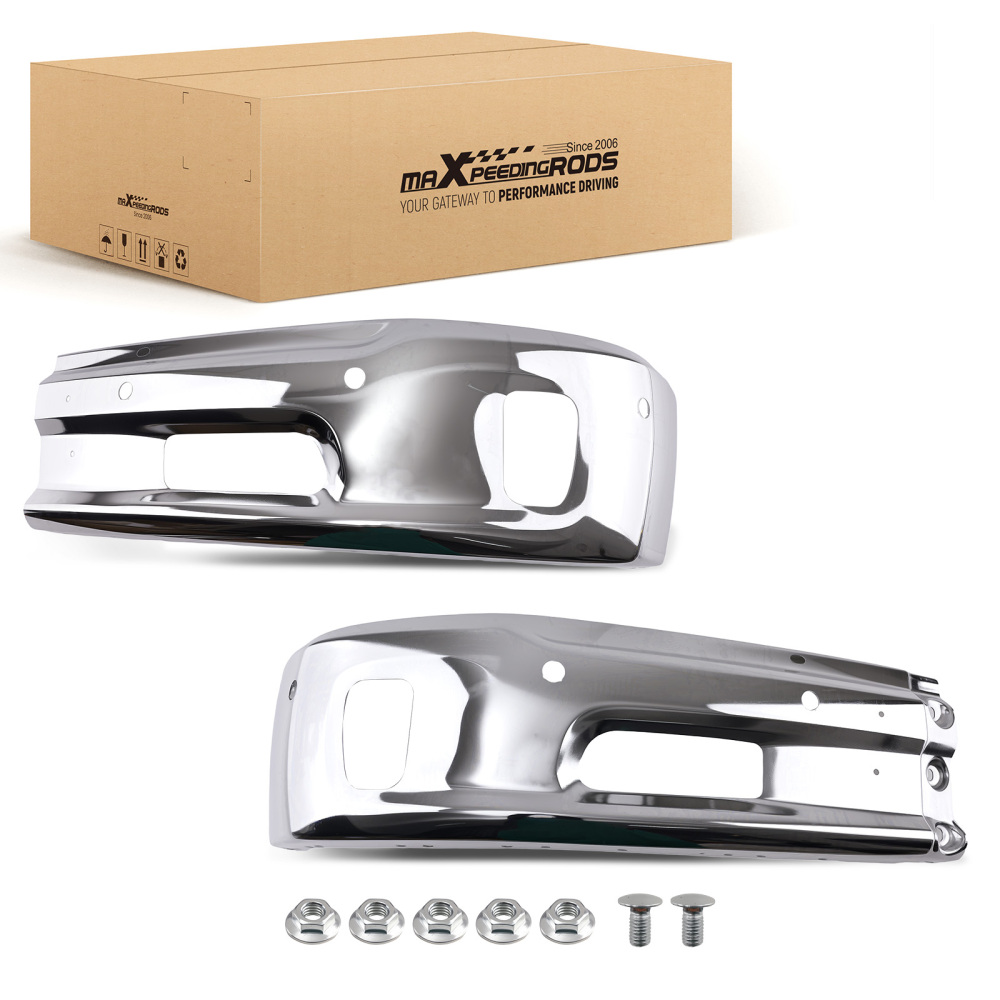 Chrome Bumper Bar Front compatible for Ram 1500 Classic 2019-2024 68160857AA