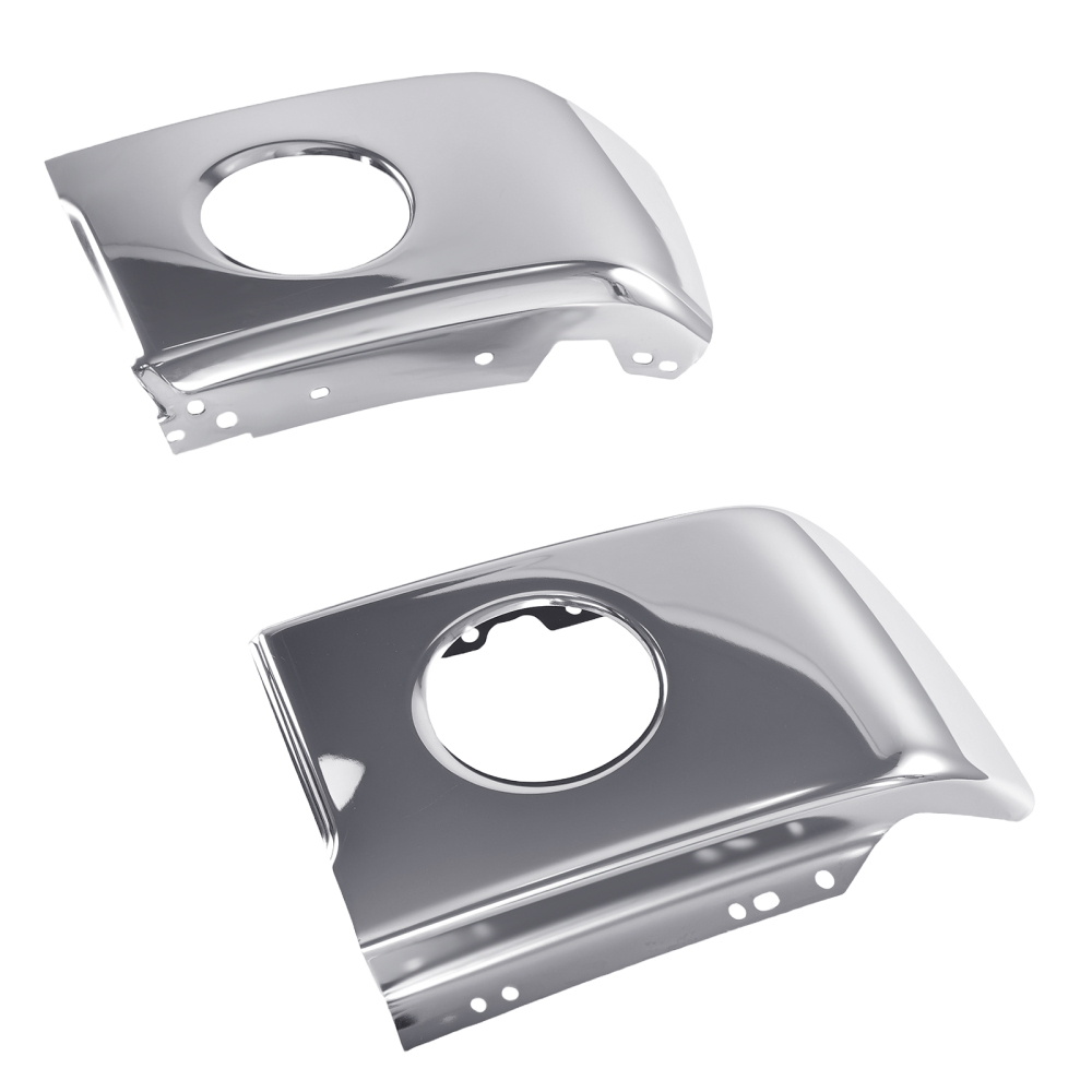 Bar Front Chrome Bumper Steel compatible for Ford F-150 2009-2014 Split FO1002411