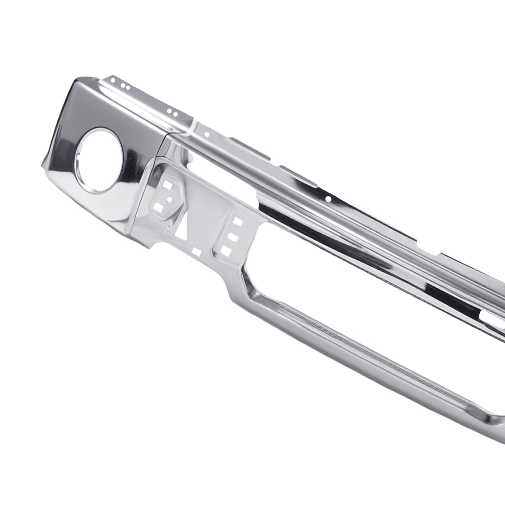 Bar Front Chrome Bumper Steel compatible for Ford F-150 2009-2014 Split FO1002411