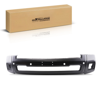 Front Bumper compatible for Dodge Ram 2500 3500 2010-2018 1MQ021DMAA Black Steel Split