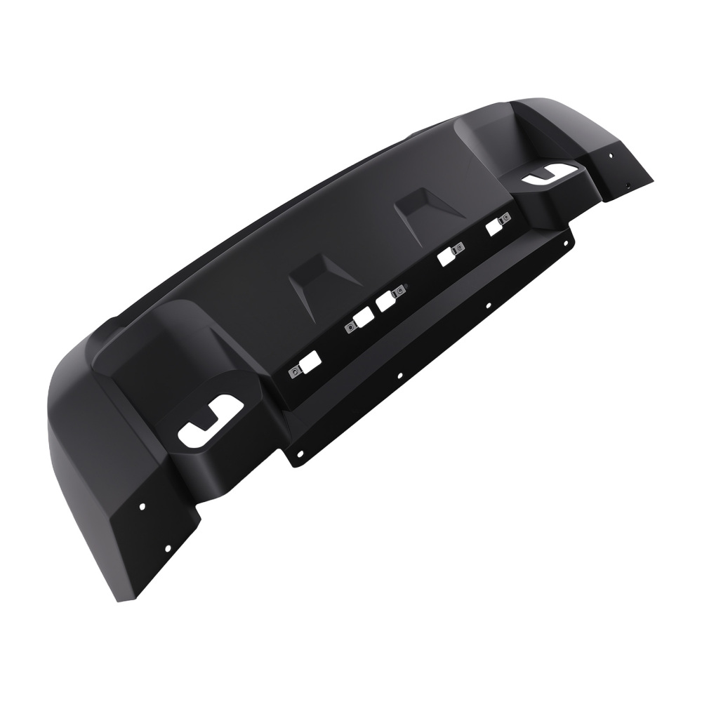 Black Bumper Cover Lower Front compatible for Nissan Frontier 2022-2024 Part 620269BU0B