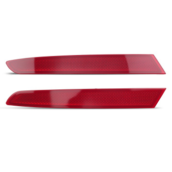 ABS Bumper Reflector compatible for BMW X3 xDrive30i 2018-2021 63147419928 Red Rear