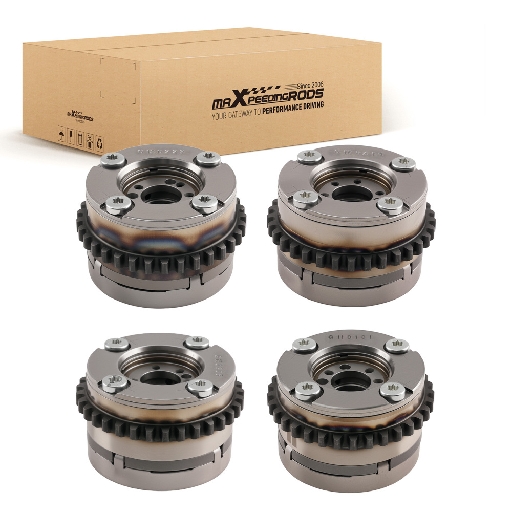 4pcs Camshaft Adjuster Actuator compatible for Mercedes-Benz SLK55 AMG V8 5.5L 2012