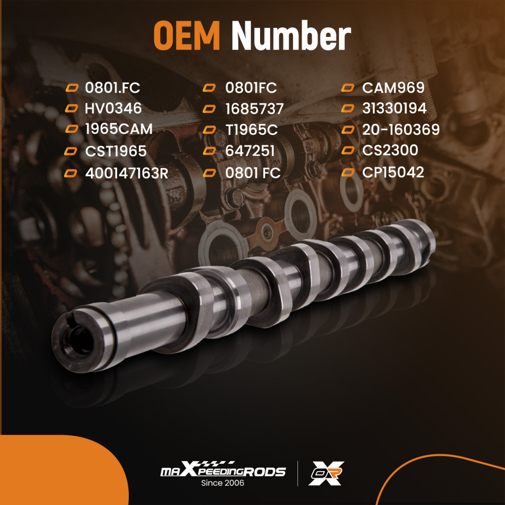 Compatible for PEUGEOT 1.4 and 1.6 HDi 8v DV4 DV6 DV6C CAMSHAFT