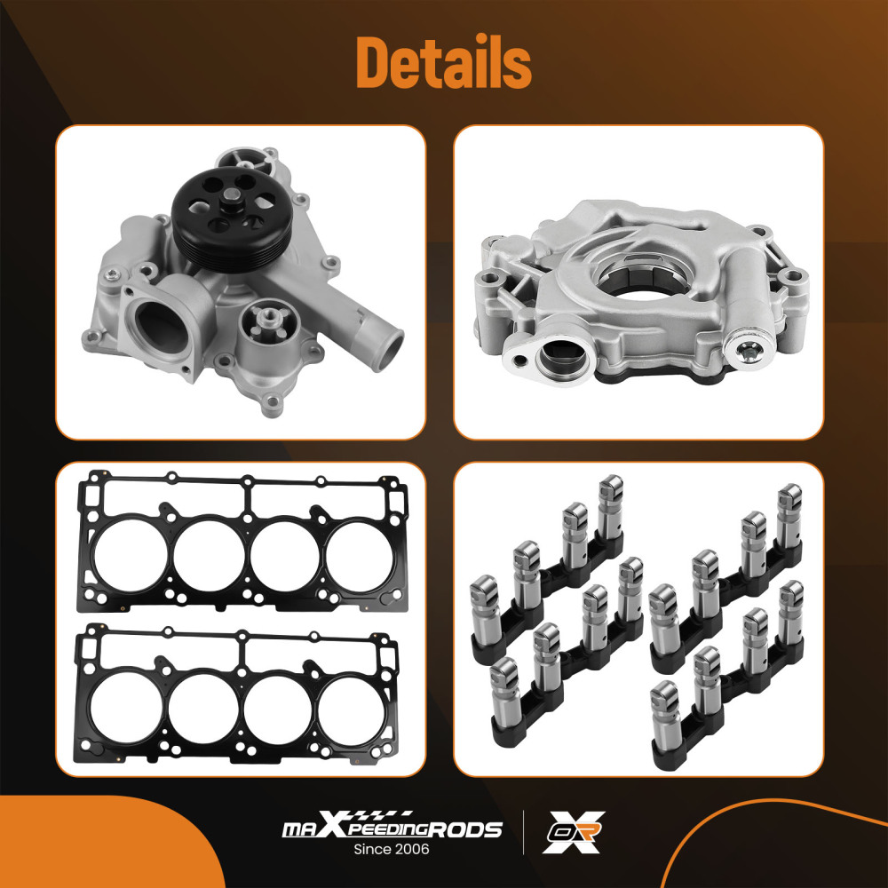 MDS Lifter Camshaft Engine kit compatible for Durango Limited compatible for Ram 1500 ST 5.7L compatible for V8 11-19