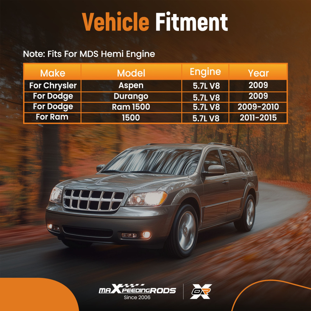 MDS Valve Lifter Cam Gasket timing chain water pump kit compatible for Chrysler MDS compatible for Hemi