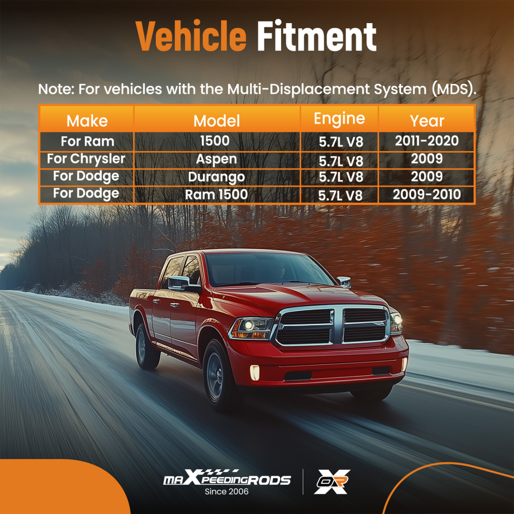 MDS Camshaft Lifter Kit Oil Pump compatible for Dodge Ram 1500 ST compatible for Tradesman Laramie 5.7L compatible for V8